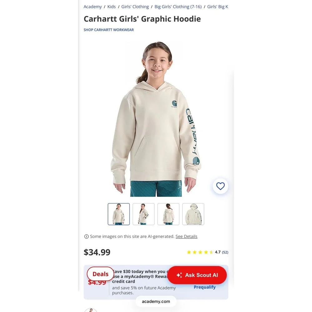 Carhartt girls graphic